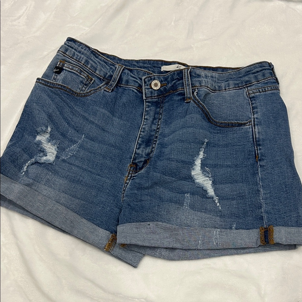 KanCan Denim Distressed Women Shorts